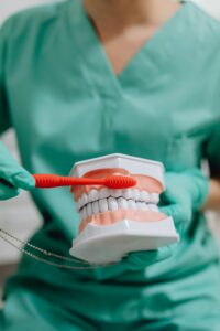 Oral health instruction dental hygienist